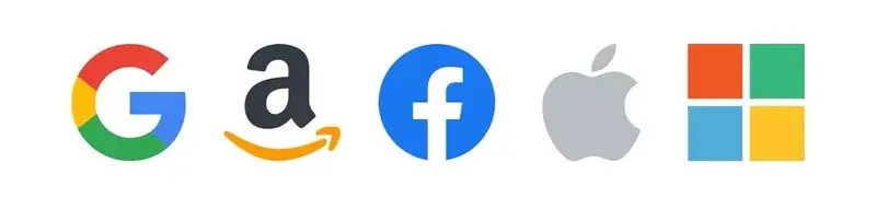 GAFAMのアイコン